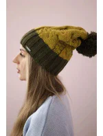 Paris fleecová čepice K212 kiwi+khaki Paris fleecová čepice K212 kiwi+khaki