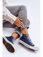 Dámské Klasické Vysoké Boty Modré Remos Dámské Klasické Vysoké Boty Modré Remos