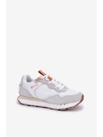 Semišové Lehké Sportovní Boty Pro Ženy Big Star RR274235 HI-POLY SYSTEM Béžové