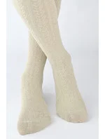 ŽEBROVANÉ PUNČOCHÁČE VE TVARU RYBÍ KOSTI RB012 6-11 LET