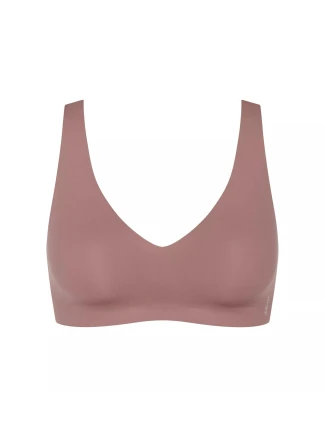 Dámská podprsenka ZERO Feel 2.0 Soft bra - BROWN - sv. hnědá 1141 - SLOGGI