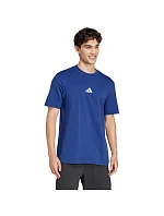 Pánské tričko adidas Essentials Small Logo Single Jersey modré JF1093 pánské