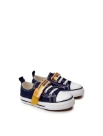 Dětské nízké tenisky BIG STAR JJ374077 Námořnická modrá