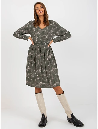 Šaty D73771M30365A khaki Šaty D73771M30365A khaki