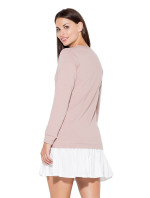 Šaty Katrus K451 Pink