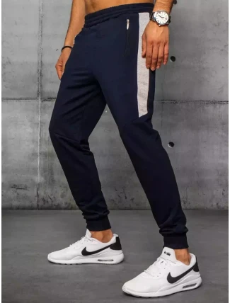 FashionStreet pánské tmavě modré tepláky UX3239