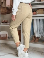 Dámské chinos kalhoty CHINOSKA tmavě béžové FashionStreet UY2556