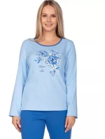 Dámské pyžamo 647 blue plus - REGINA