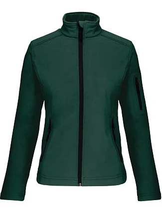 Kariban K 400 Dámská 3-vrstvá softshellová bunda 20.K400 bottle green Kariban K 400 Dámská 3-vrstvá softshellová bunda 20.K400 bottle green