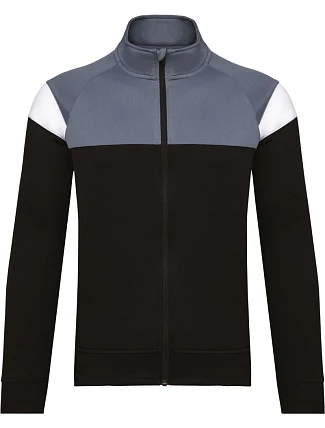Kariban ProAct PA 391 Dětská tréninková bunda 20.P391 black/sporty grey Kariban ProAct PA 391 Dětská tréninková bunda 20.P391 black/sporty grey