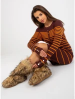 Šaty EM SK NG 2316.12P tmavě hnědé Šaty EM SK NG 2316.12P tmavě hnědé