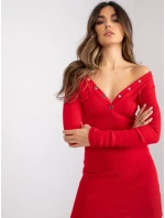 Šaty RV SK 7438.17 červená Šaty RV SK 7438.17 červená