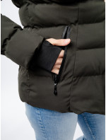 Dámská zimní bunda GLANO - khaki