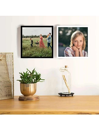Personalizovaný magický fotoobraz v rámu - 2x čtverec 20x20 - fotografie