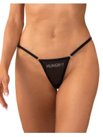Dámská sexy tanga Violami Hungry černé - Obsessive