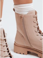 Dámské kozačky STYLOBOSS cream FashionStreet ZY0522 Dámské kozačky STYLOBOSS cream FashionStreet ZY0522