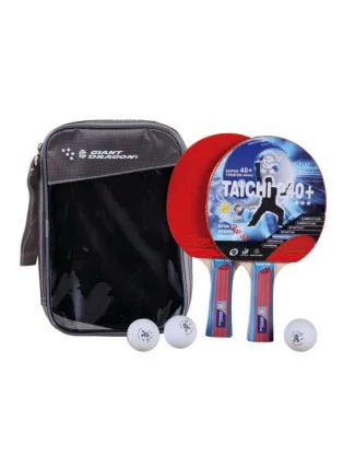 Sada 2 raket + 3 míčky + pouzdro Taichi P40+ Giant Dragon RST12305P40+ HS-TNK-000009829