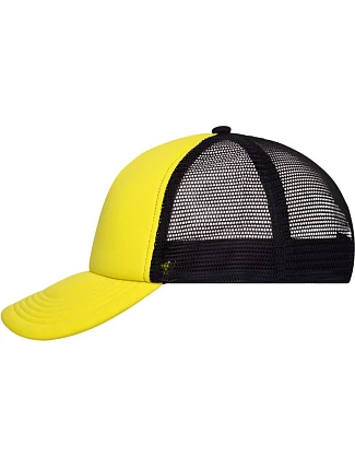 Daiber MB 70 5 panelová polyesterová síťovaná kšiltovka 03.0070 sun yellow/black