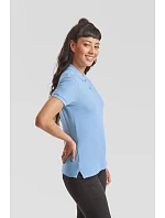 Fruit of the Loom Lady-Fit Premium Polo Dámské piqué polo 16.3030 sky blue Fruit of the Loom Lady-Fit Premium Polo Dámské piqué polo 16.3030 sky blue