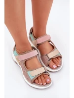 Dámské Sportovní Kožené Sandály McKeylor 95347 Béžové