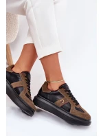 Dámské Kožené Tenisky Na Platformě Daniel Lopez Just Dare SS2D4001 Černé