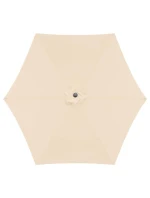 ZAHRADNÍ SLUNEČNÍK 300 CM SKLÁDACÍ BÉŽOVÝ