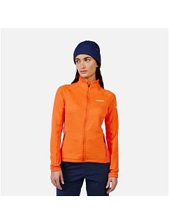 Dámská mikina ROSSIGNOL W Blackside Mix HZ Fleece, oranžová