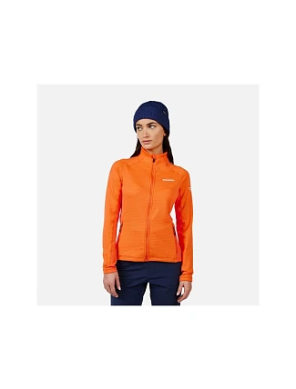 Dámská mikina ROSSIGNOL W Blackside Mix HZ Fleece, oranžová