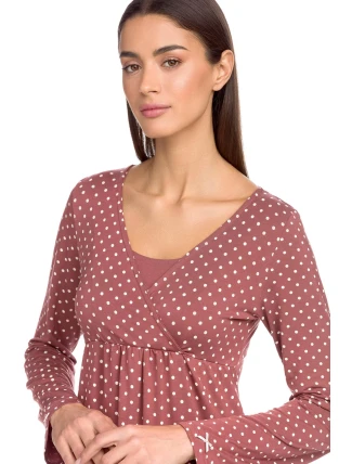 Vamp - Dámská kojící noční košile Fran 15067 - Vamp Vamp - Dámská kojící noční košile Fran 15067 - Vamp