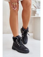 Dámské Zateplené Boty Na Zip Černé Mevanisa