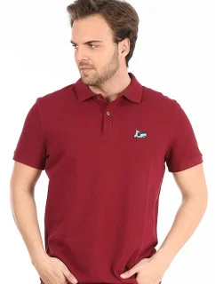 Pánské polo tričko JFTPOLO10 vínová - John Frank