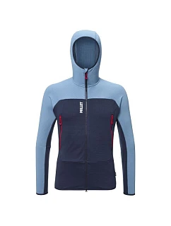 Pánská mikina MILLET Fusion Grid Hoodie M, modrá