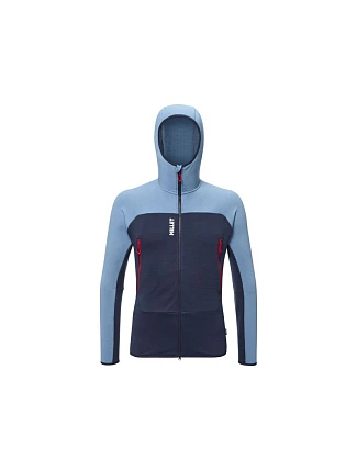 Pánská mikina MILLET Fusion Grid Hoodie M, modrá Pánská mikina MILLET Fusion Grid Hoodie M, modrá