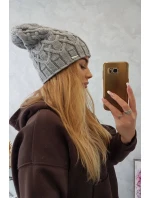 Fleecová čepice Sonia K201 šedá Fleecová čepice Sonia K201 šedá