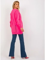 Dámský kardigan LC SW 8042.69 fluo růžová - FPrice Dámský kardigan LC SW 8042.69 fluo růžová - FPrice