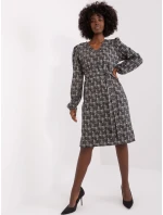 Šaty LK SK 509474 2.55P šedá černá Šaty LK SK 509474 2.55P šedá černá