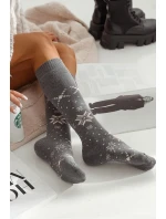 DÁMSKÉ FROTÉ PONOŽKY S HVĚZDAMI