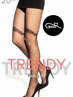 FANCY -01 Punčocháče 20 DEN-5