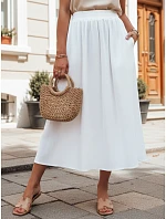 CISTAL II bavlněná sukně bílá FashionStreet CY0453
