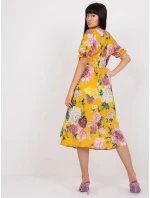 Sukienka LK SK 507564.36P ciemny żółty
