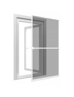 MOSKYTIÉRA NA DVEŘE ALU 100X215 BÍLÁ BASIC PLUS