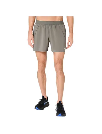 ASICS Road 5IN Short 2011D247-021 Šedé L
