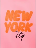 Mikina MJ BL H2587.82 fluo růžová