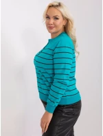 Halenka RV BZ 9243.27P tyrkysová Halenka RV BZ 9243.27P tyrkysová