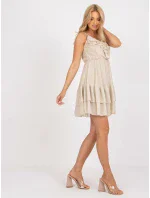 Šaty TW SK BI 1158.77 světle béžová Šaty TW SK BI 1158.77 světle béžová