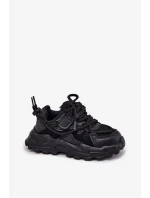 Dětské sportovní sneakers Tilvianea – černé