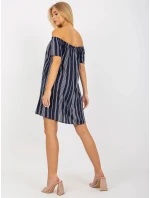 Dámské šaty D73771M30145I tmavě modré - Fresh Made