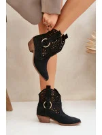 Boty na podpatku model 206789 Step in style Boty na podpatku model 206789 Step in style