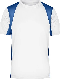 Daiber JN 306 Pánské běžecké tričko 02.0306 white/royal blue