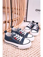 Dětské Klasické Tenisky Nízké BIG STAR HH374195 Tmavě Modré Dětské Klasické Tenisky Nízké BIG STAR HH374195 Tmavě Modré